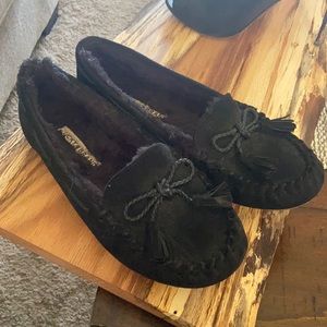 Lucky Brand black moccasins